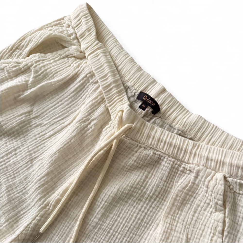 Quince Cream Textured Pants - Picture 5 of 5